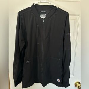Carhartt Force Women’s Black Utility Scrub Jacket L